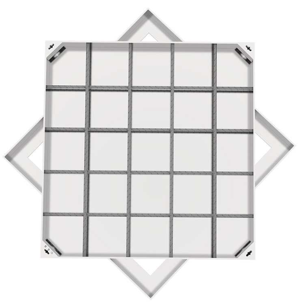 三水不锈钢方井展示